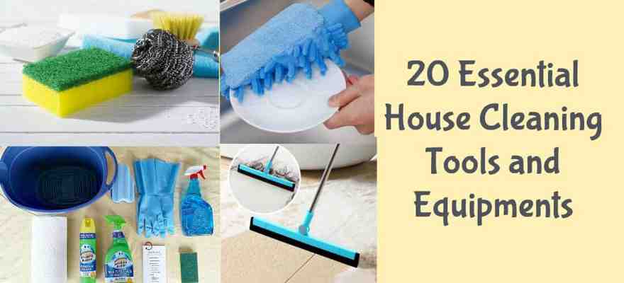 20 Essential House Cleaning Tools And Equipment With Price