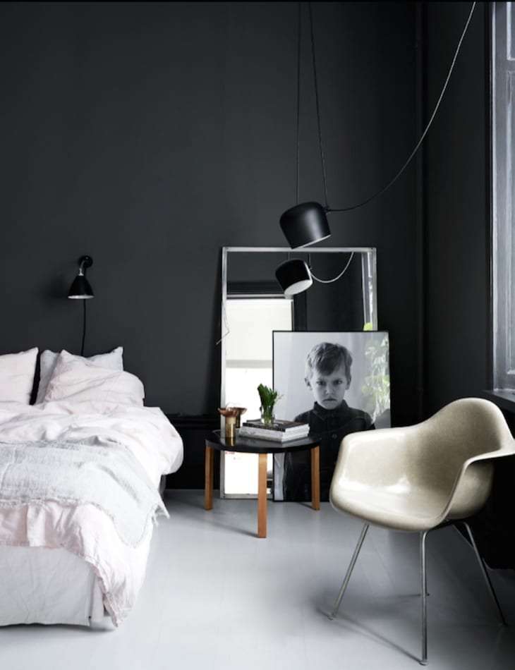 For the Drama Lover: A High Contrast Look For Your Walls &amp; Floors