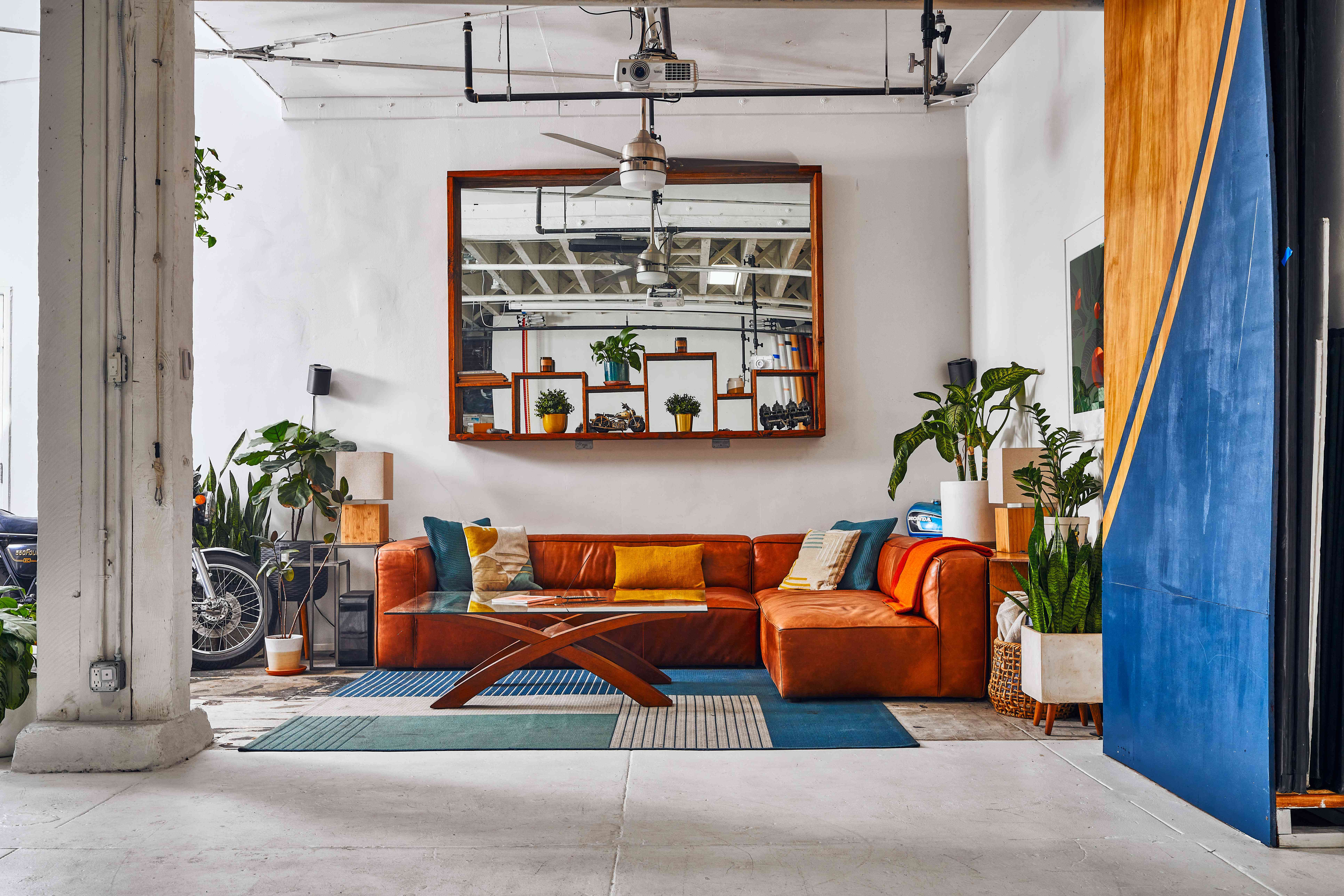 This LA Loft Was Transformed into a Cool Home With Color and Custom Storage